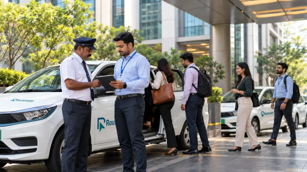 Corporate Commute at Routematic Office