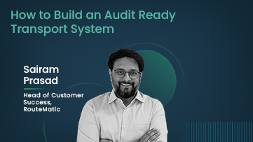 [Masterclass] How to Build an Audit Ready Transport System