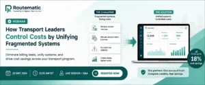 Routematic webinar on controlling transport costs through unified systems